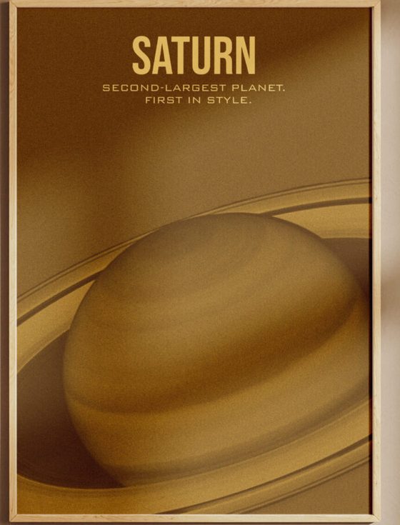 Plakat Saturn
